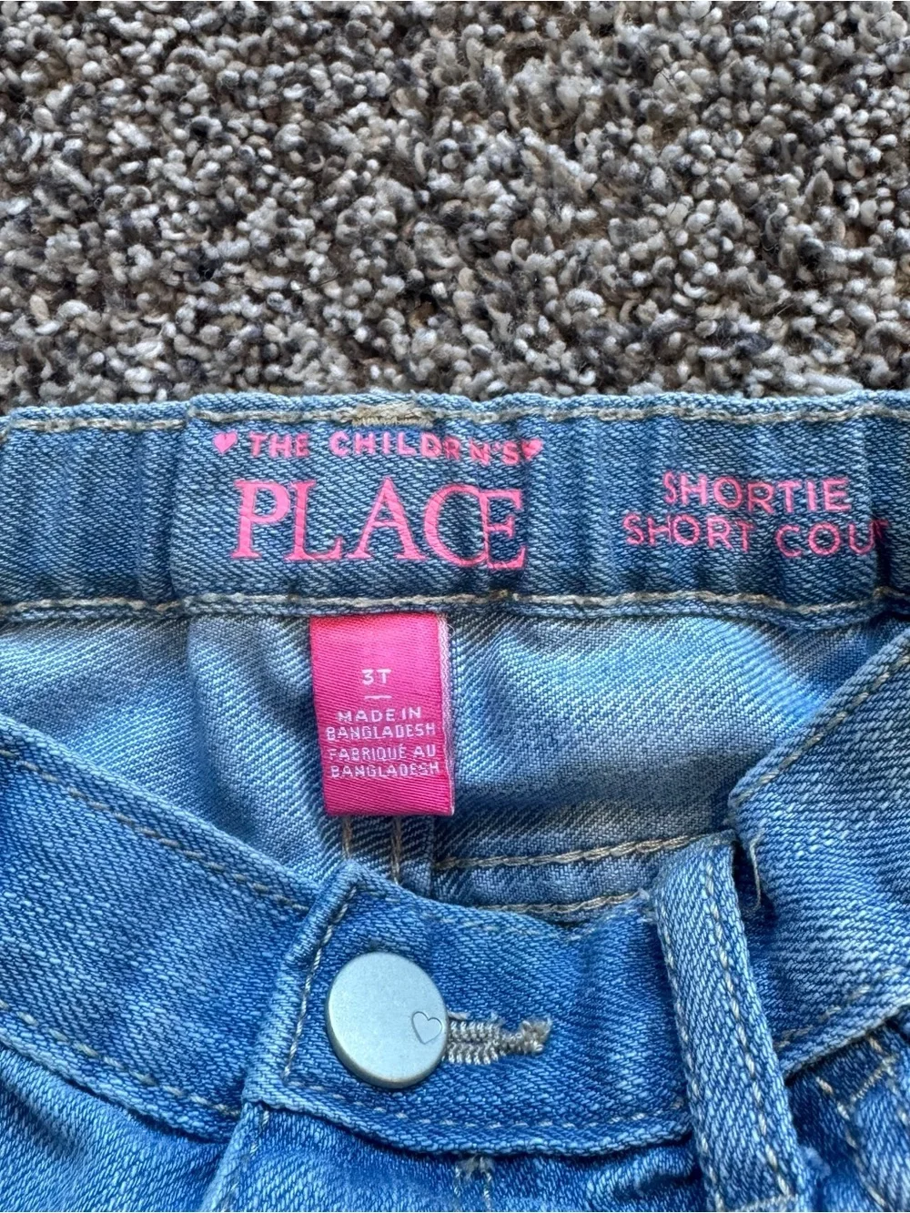 Girls' Light Blue Denim Shorts